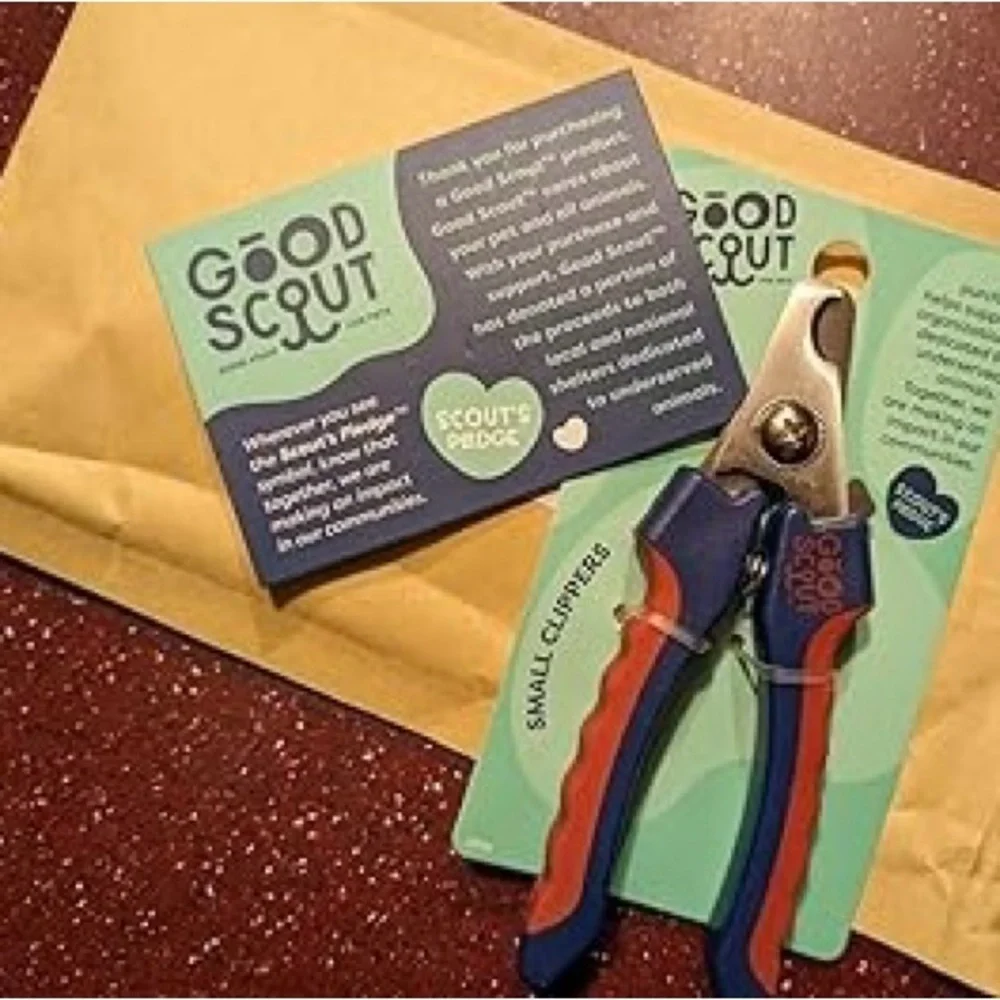 GOOD SCOUT Pet Nail Clippers for Cats & Dogs, 5.5 in
